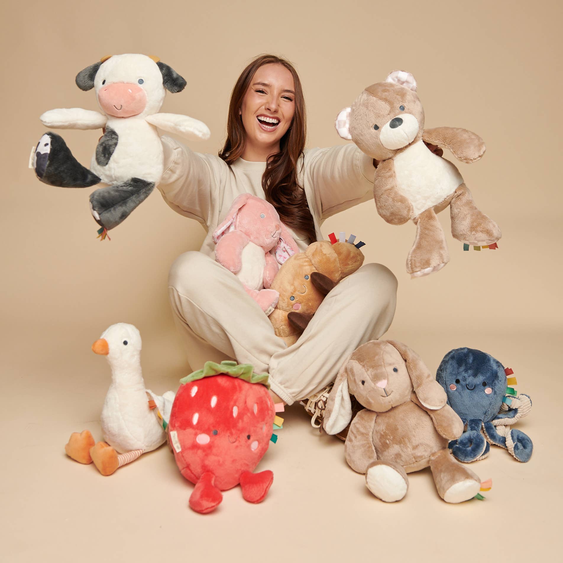 Freddie la grenouille peluche -Itzy Ritzy - Sweetie Snuggles™ Peluche