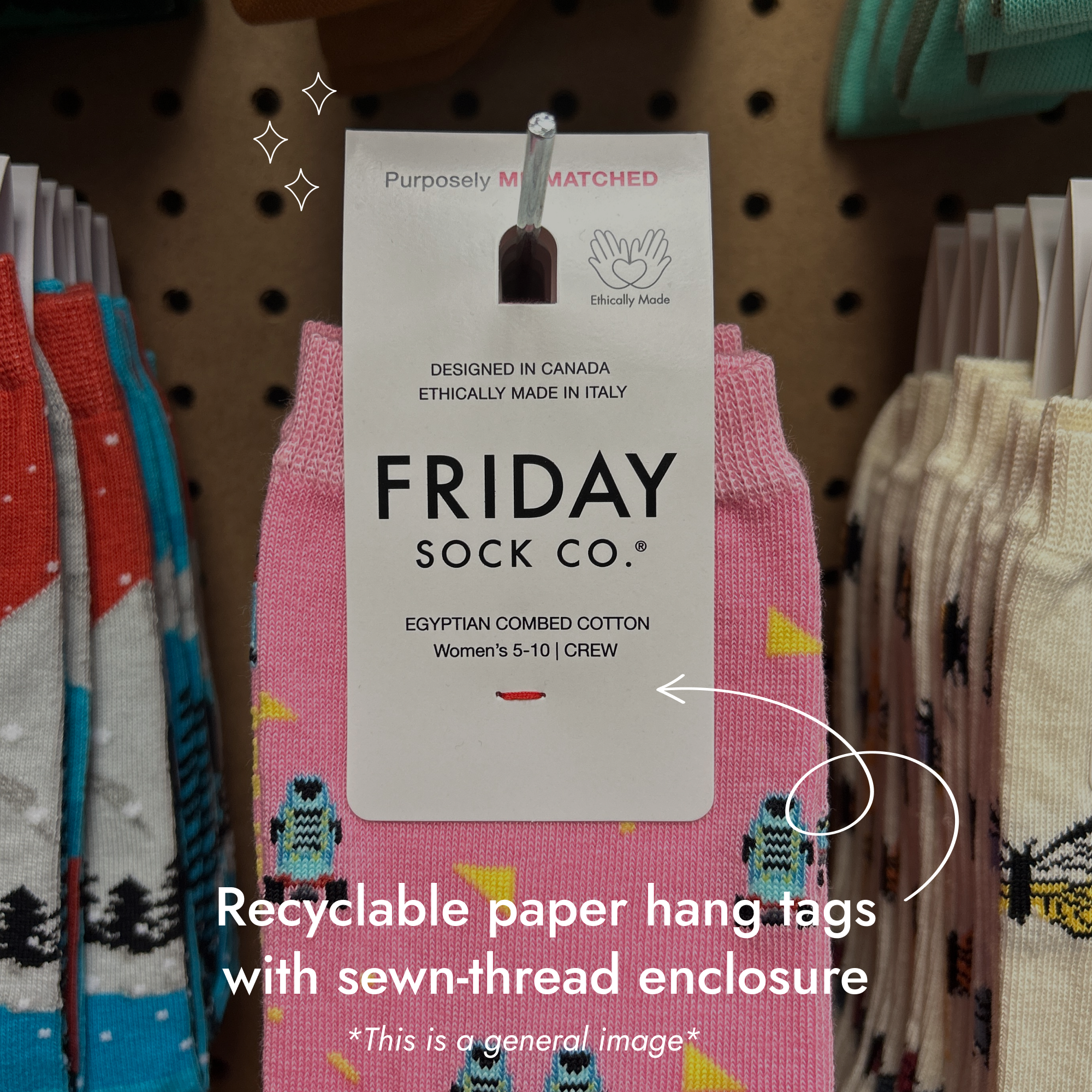 Friday Sock Co. - Chaussettes pour femmes| Wiener Dog Hot Dog | Mismatched Socks