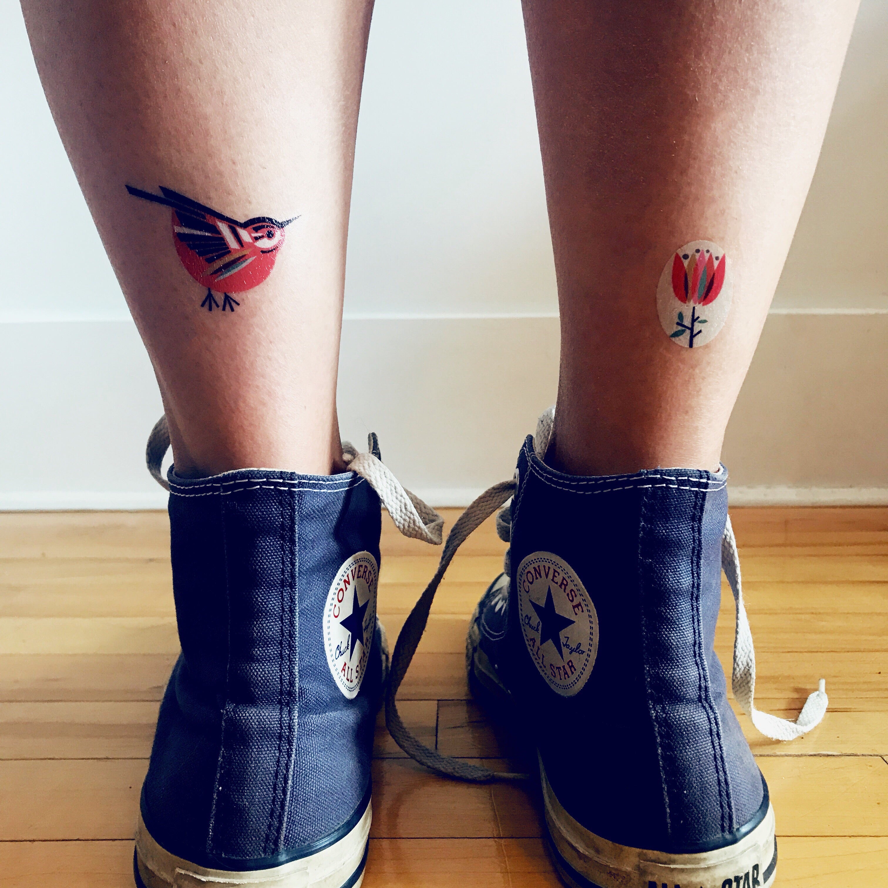 Les oiseaux - tatouages temporaires