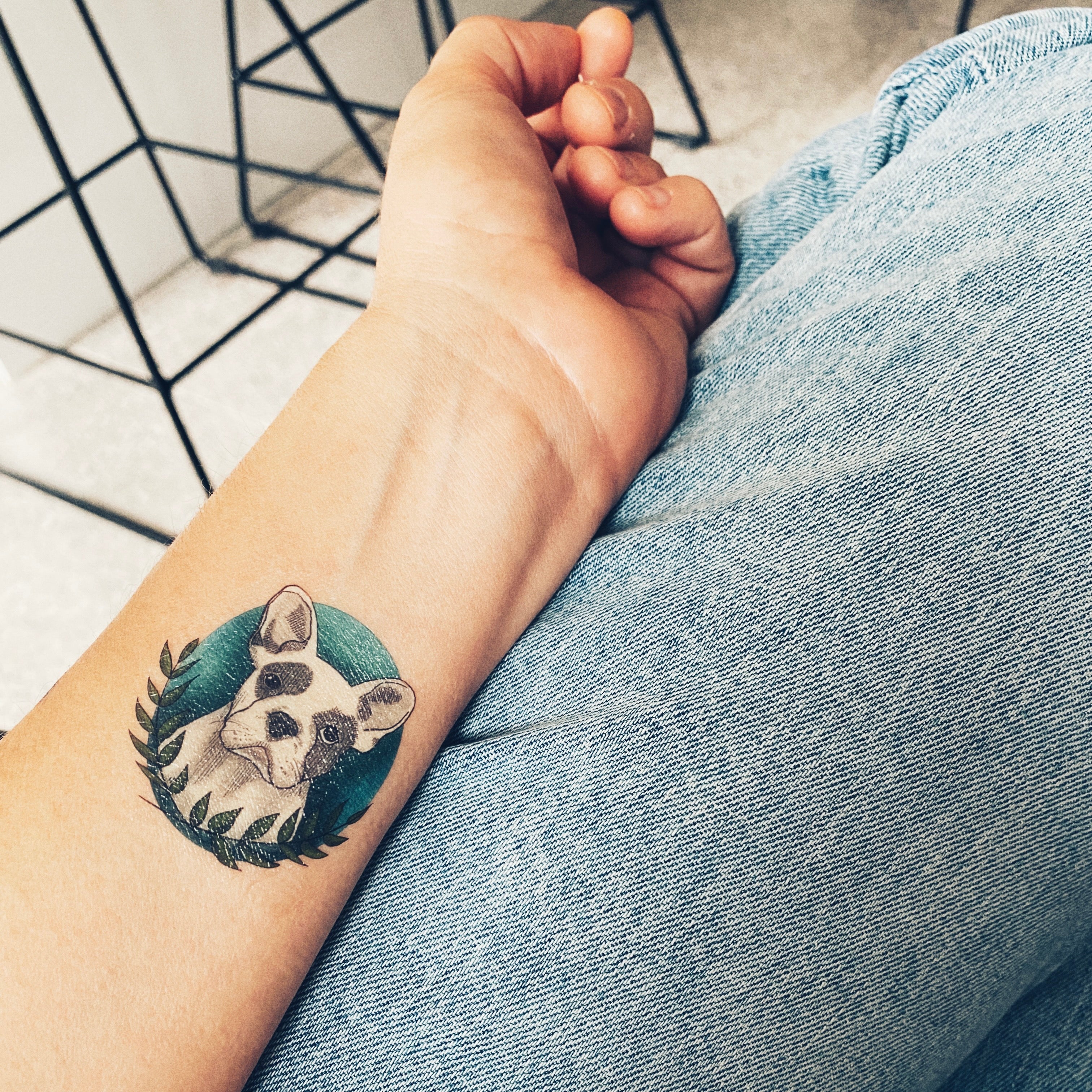 Tatouage temporaire de chien