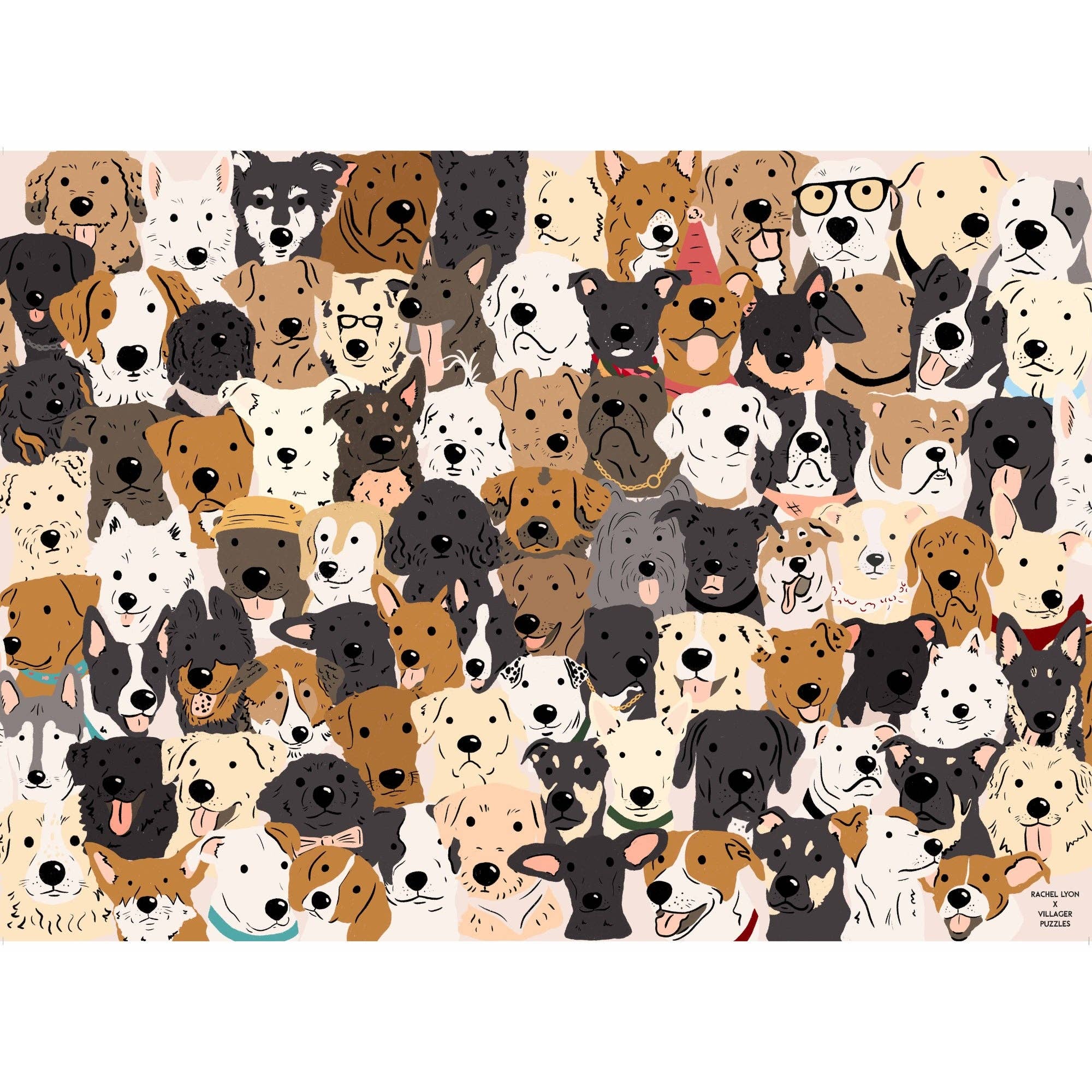 Villager Puzzles - Chiens de sauvetage | Puzzle de 1000 pièces | Conçu au Canada