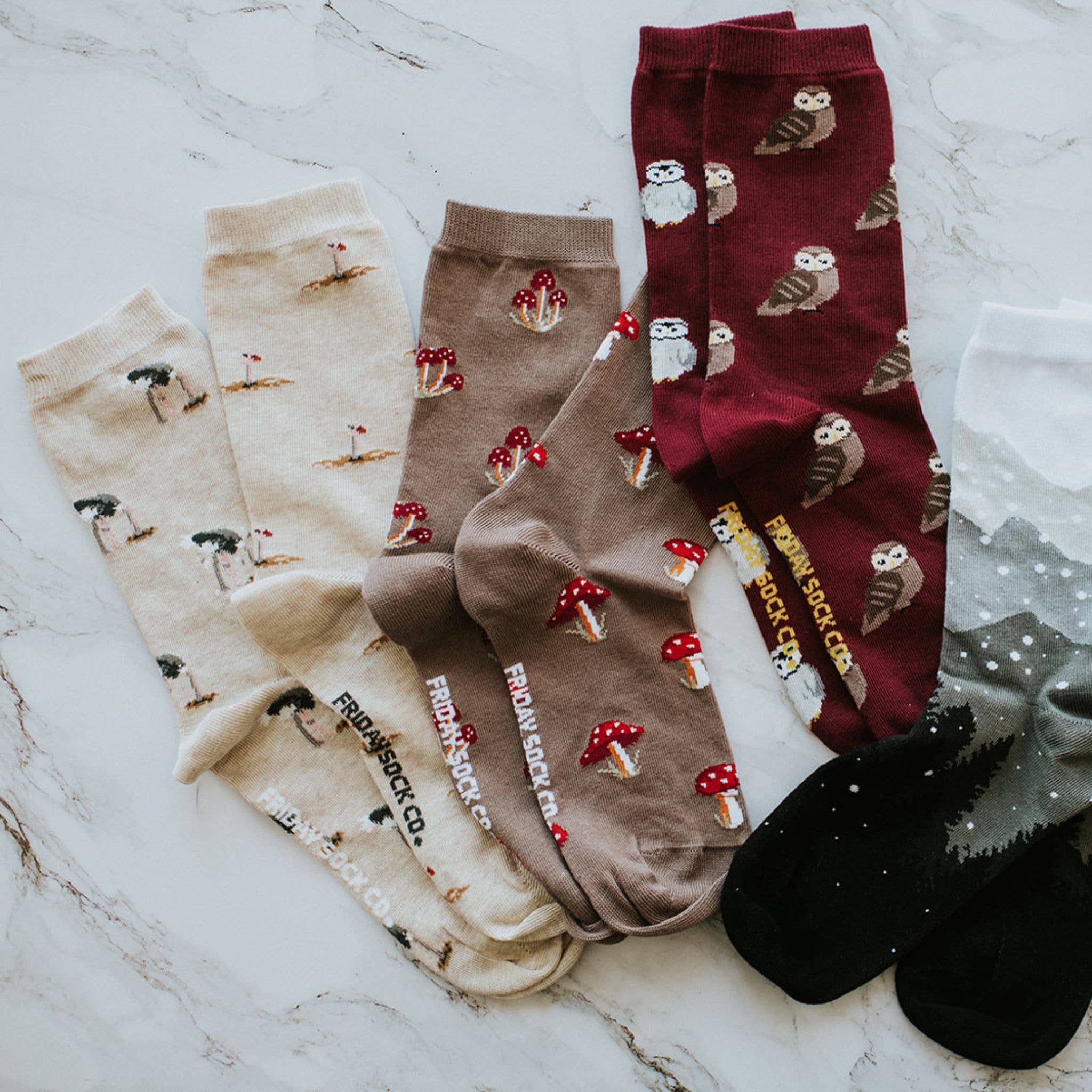 Chaussettes Mushroom pour femmes